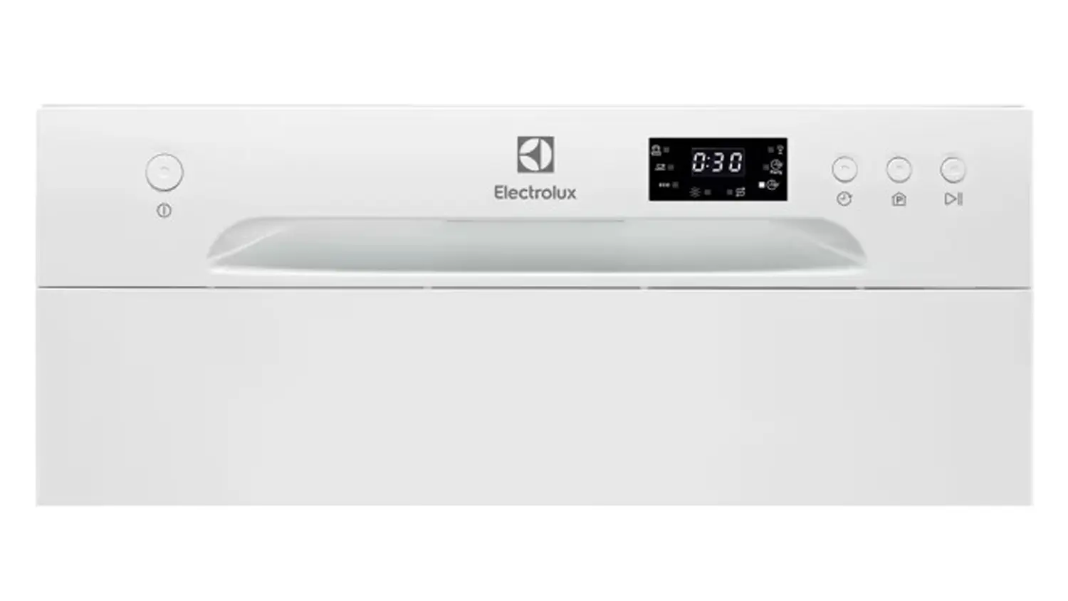 Ovládací displej stolovej umývačky riadu Electrolux