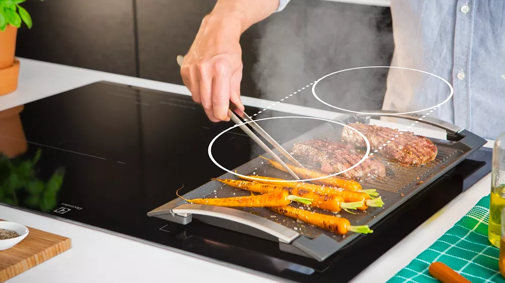 Prostorná plotýnka u Varné desky indukční ELECTROLUX EIV835_09
