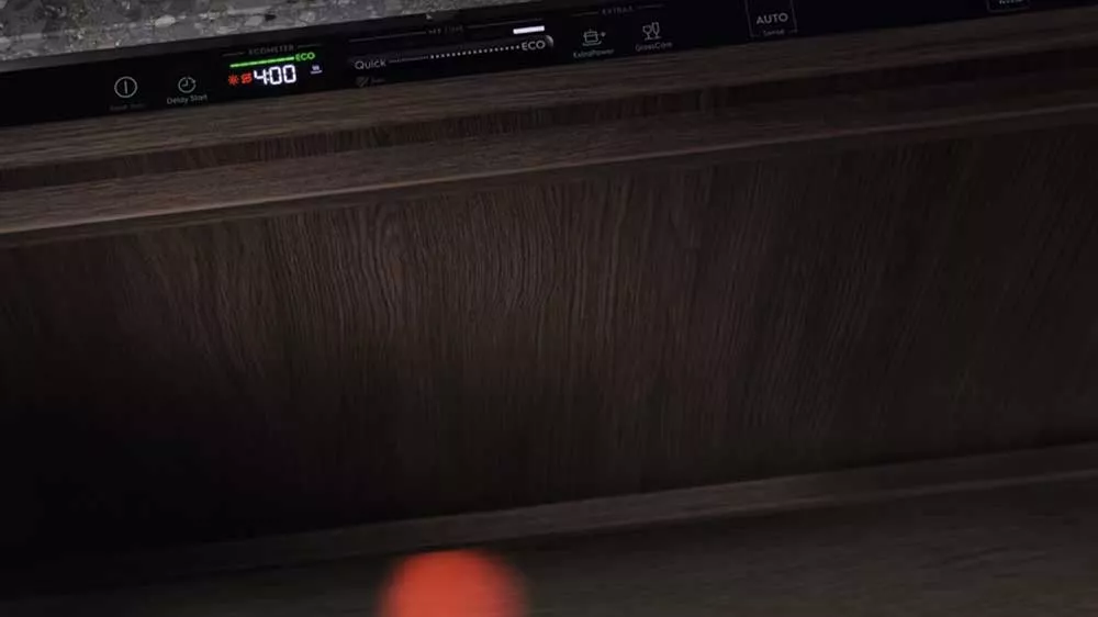 Vestavn&aacute; myčka n&aacute;dob&iacute; ELECTROLUX KEMC3211L paprsek Beam on floor_05
