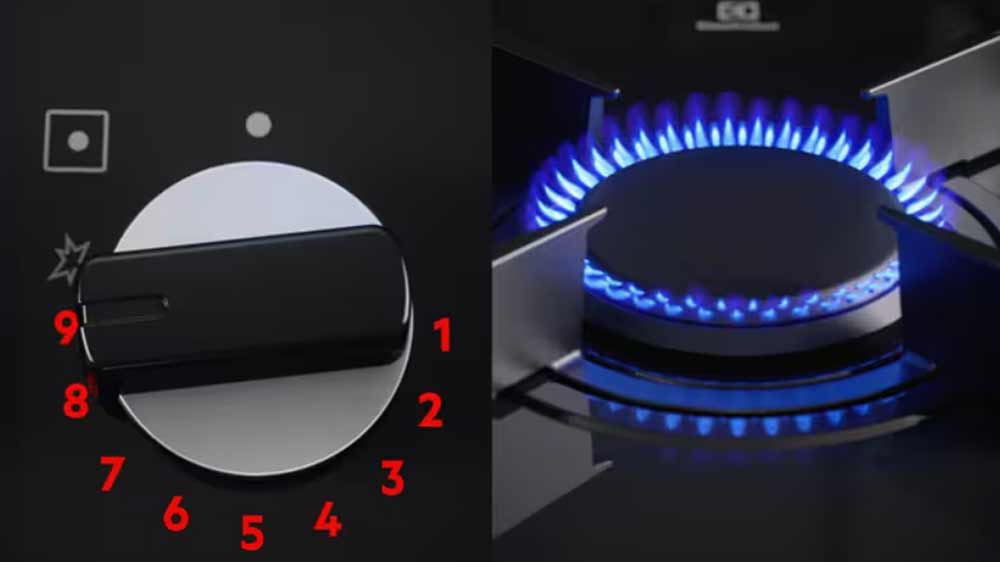 Ovl&aacute;danie StepPower na plynovej varnej doske Flamelight KGG643753K_03