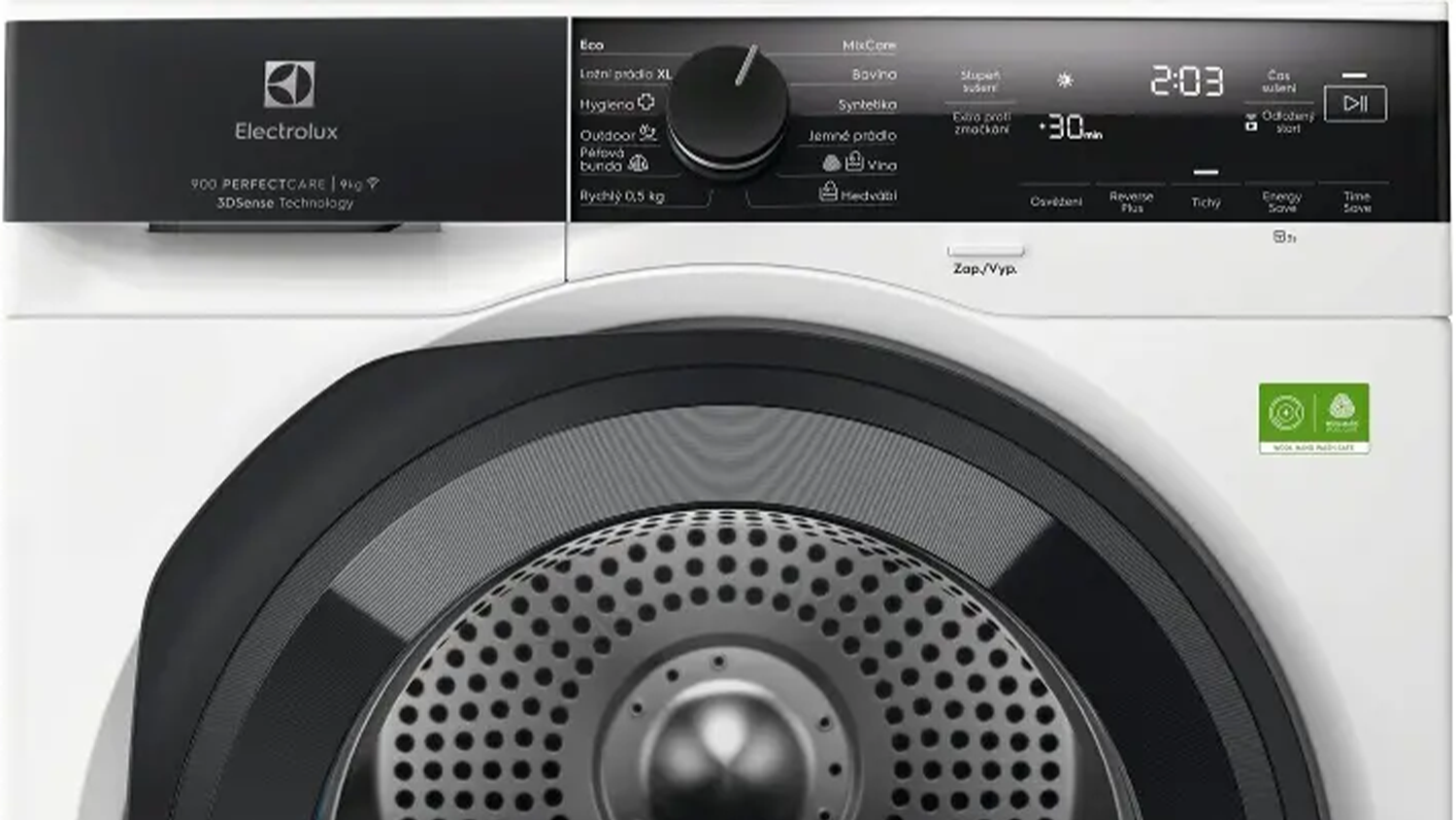 Ovládací panel sušičky Electrolux EW9D495CC
