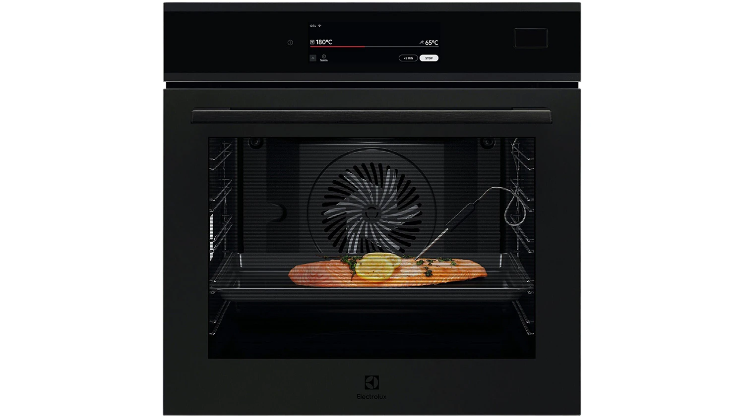 Vestavná parní trouba Electrolux 900 ProAssist SteamPro EOB9S3ST černá zepředu