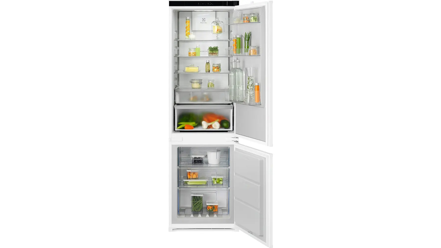 B&iacute;l&aacute; vestavn&aacute; chladnička s mraz&aacute;kem Electrolux ENA7CE18S1