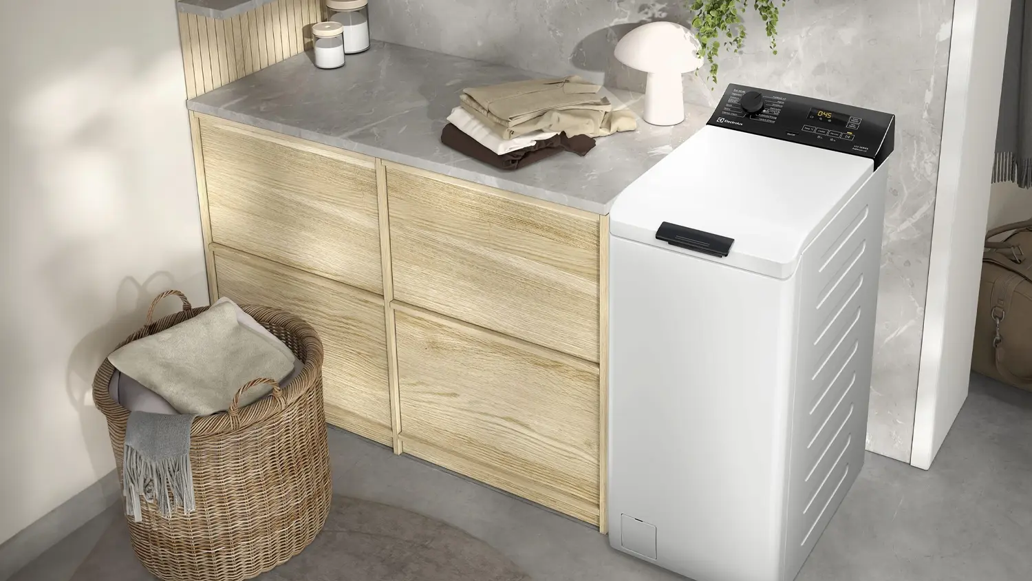 Koupelna s pračkou Electrolux