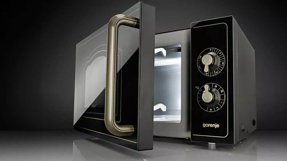 Mikrovlnná trouba Gorenje MO4250CLB s detailem ovládacích prvků_04