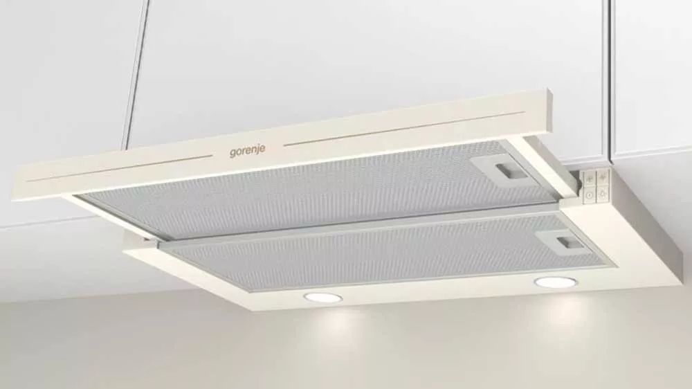 Pohled zespodu na odsavač par Gorenje BHP 62CLI_03