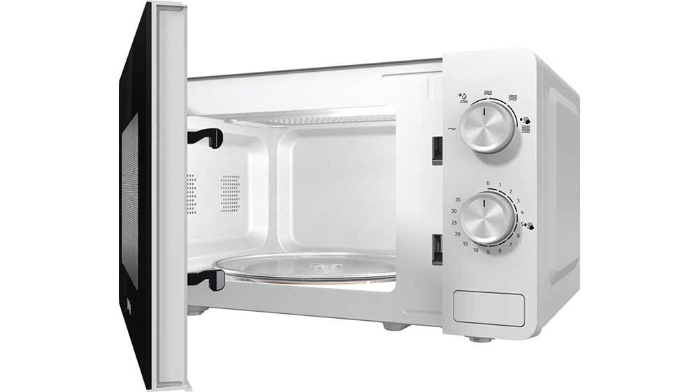 Vnitřní prostor a ovládání mikrovlnné trouby Gorenje MO20E1W_03