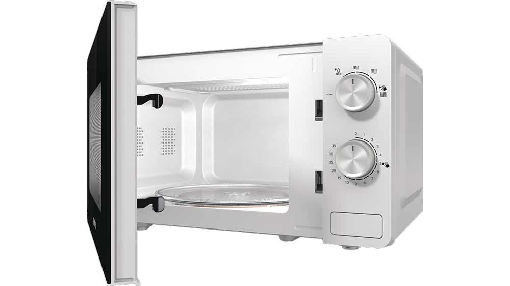 Vnitřní prostor a ovládání mikrovlnné trouby Gorenje MO17E1W_03
