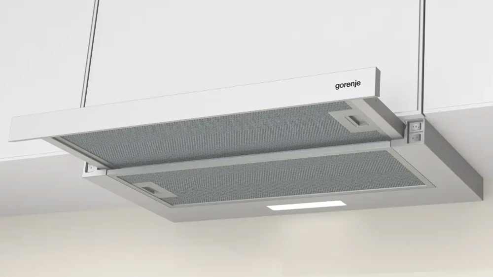 Odsavač par Gorenje TH 60E3W instalovaný pod skříňkou v kuchyni_03