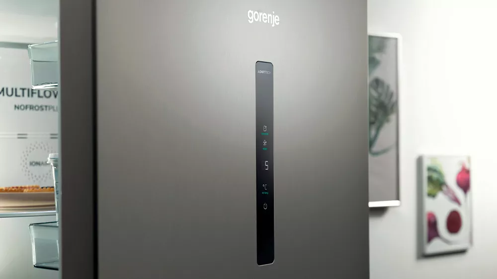 Ovl&aacute;dac&iacute; panel v kombinovan&eacute; chladničce GORENJE NRK692XL5_08