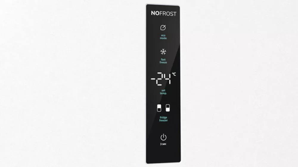 Displej na dveř&iacute;ch chladničky Gorenje NRK619CA2W5_03