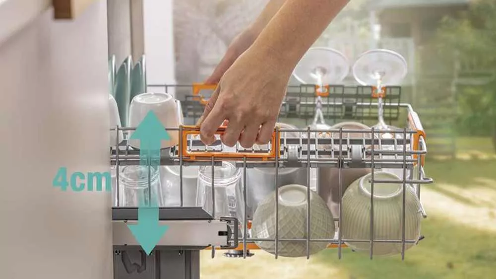 Technologie MultiClack vestavné myčky nádobí Gorenje GV663A66_03