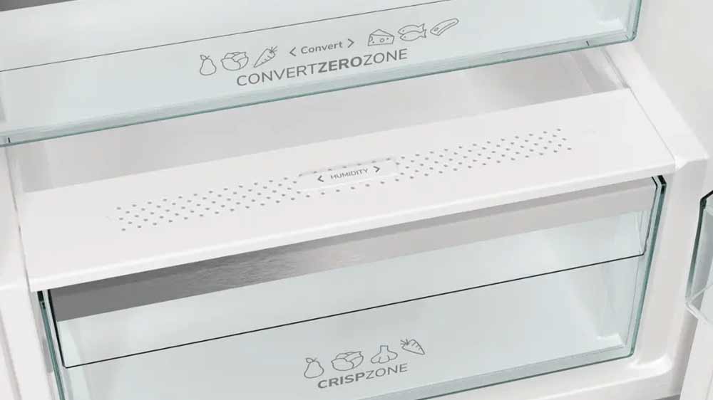 Zásuvky ZeroZone a CrispZone ledničky Gorenje NRB620C61X4WFE_05