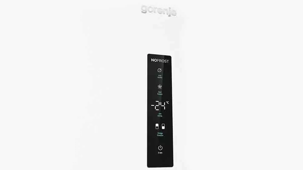 Displej kombinované lednice Gorenje NFB62CA2W4_02