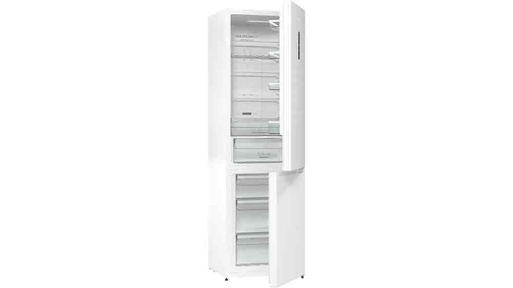 Otevřená kombinovaná lednice Gorenje NFB62CA2W4 se zásobami_03