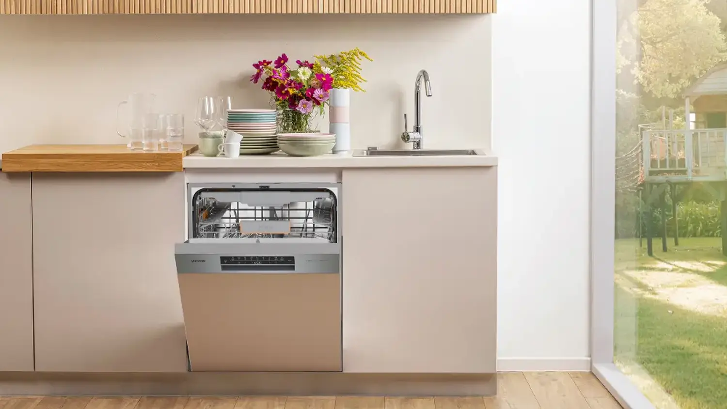 Myčka Gorenje součástí kuchyňské linky