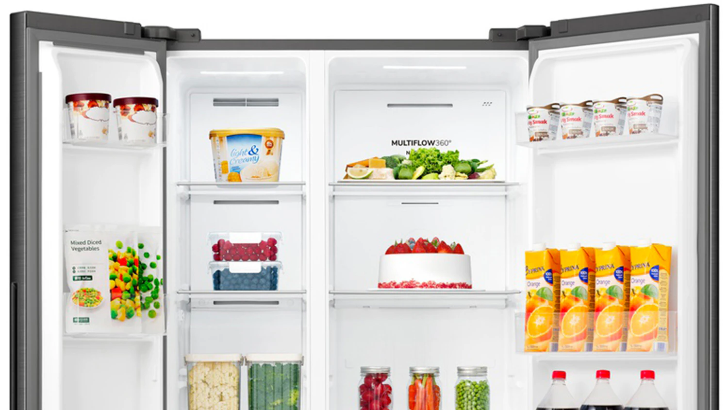 Vizualizace proudění vzduchu v lednici Gorenje NRS917D41BX
