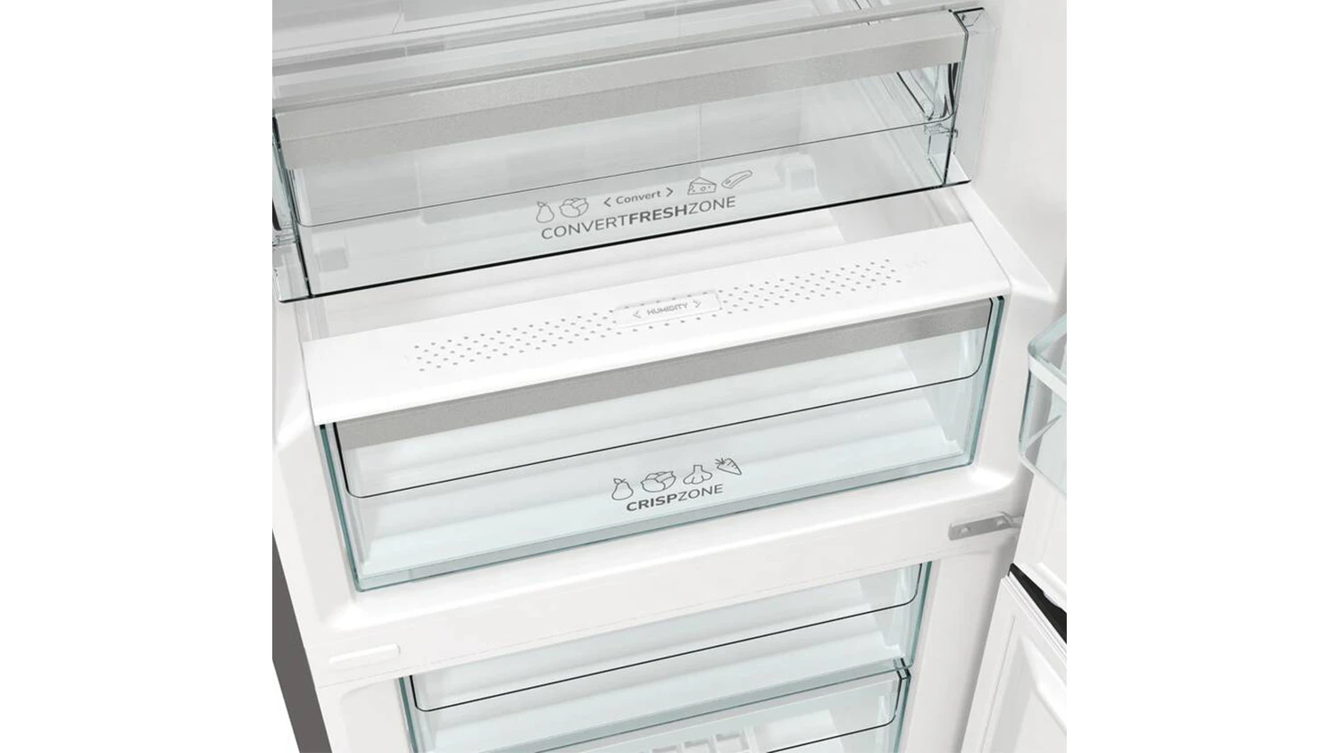 Zásuvky kombinované chladničky Gorenje NRK620BA2XL4