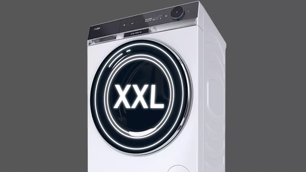 XXL široká dvířka pračky Haier HW100-BD14397U1_02