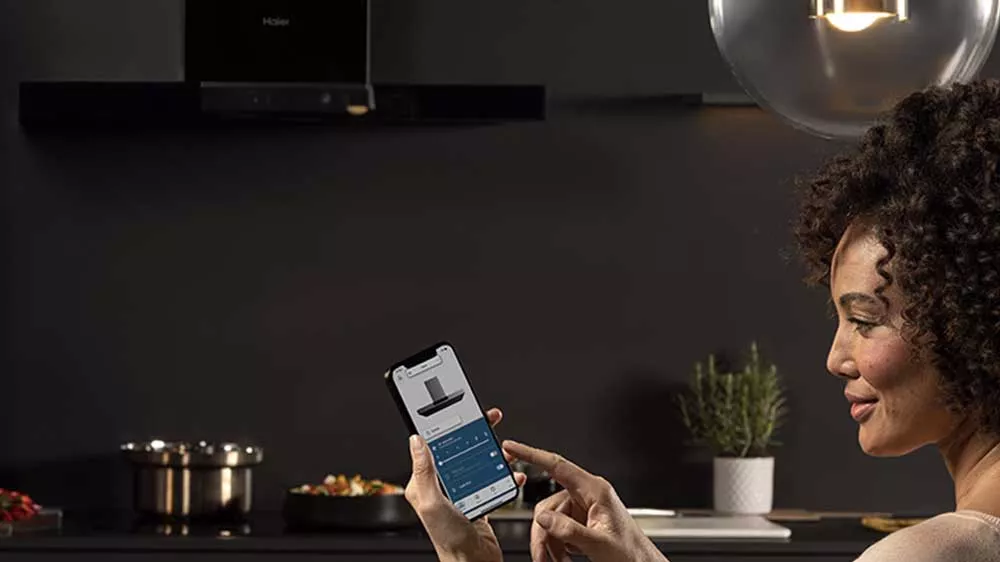 Komínový odsavač par HAIER HATS6CBS4BWIFI ovládání pomocí mobilu_04