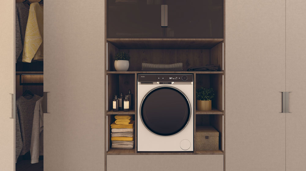 Pračka se sušičkou Haier HWD100-BD14397US ve skříni_02