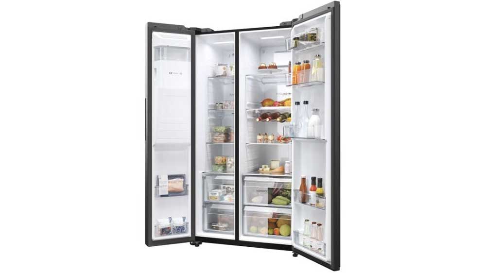 Otevřená americká chladnička Haier HSW59F18EIPT_03