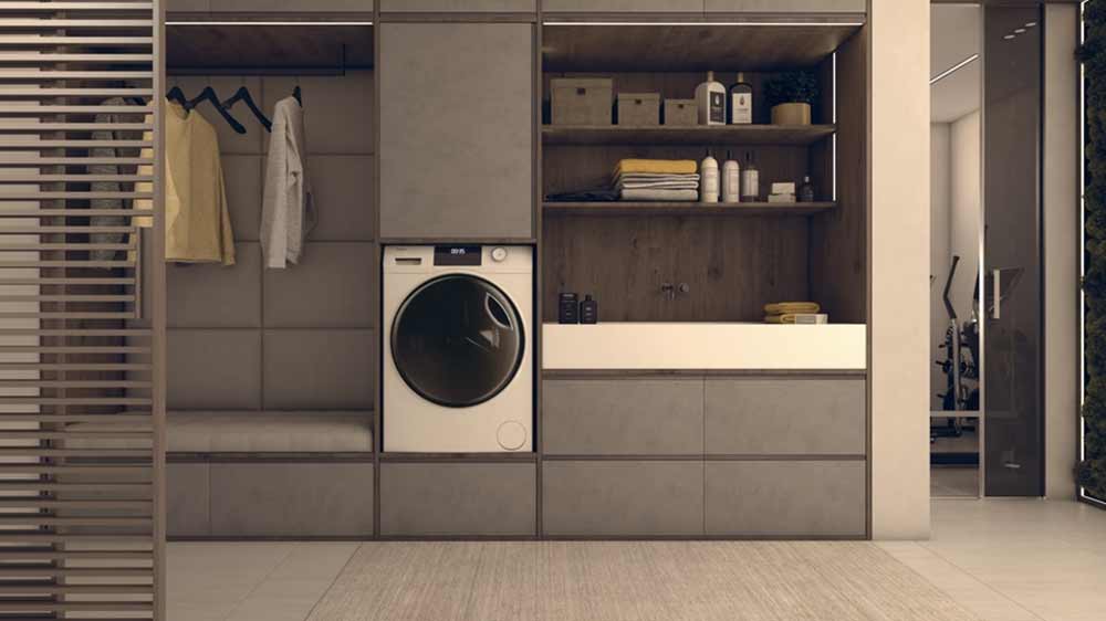Pračka se sušičkou Haier v interiéru_02