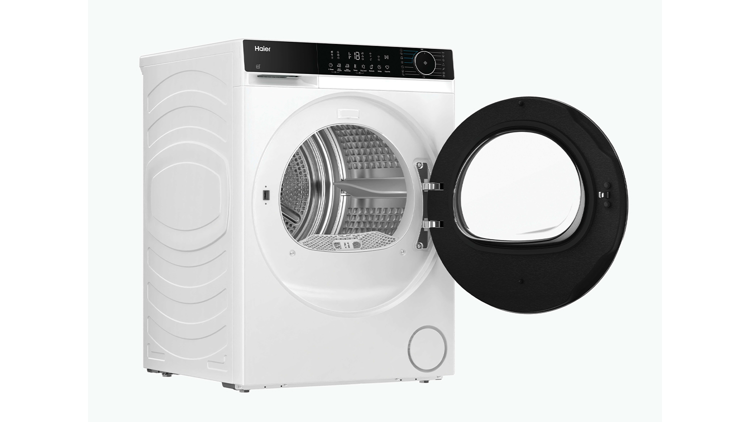 Su&scaron;ička pr&aacute;dla Haier X SERIES 5 HD70-D357TU1 s otevřen&yacute;mi dv&iacute;řky