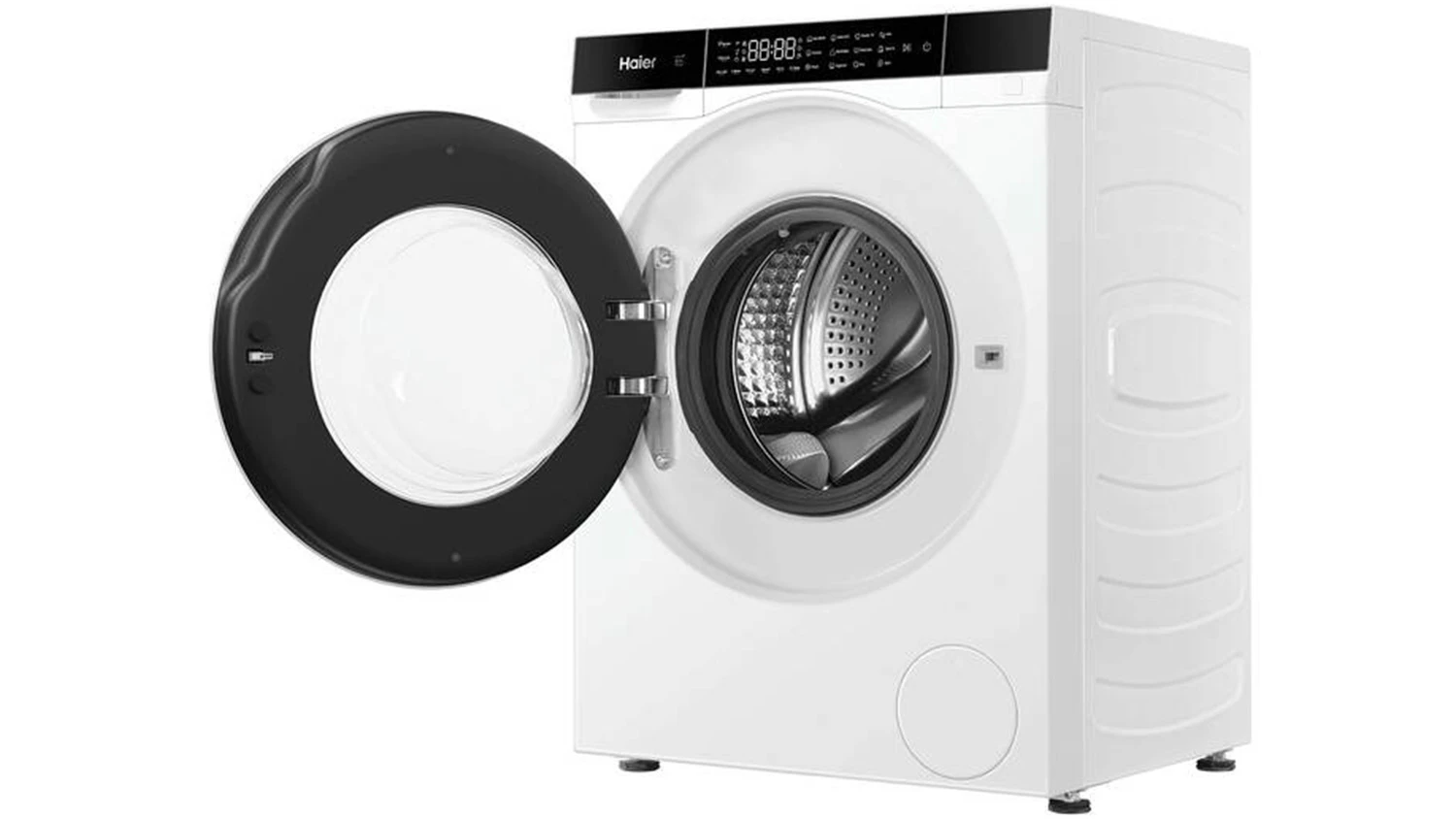 Otevřen&aacute; pračka se su&scaron;ičkou Haier HWD50-BP12307U-S