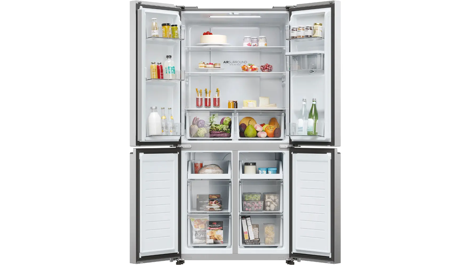 Otevřen&aacute; lednice Haier Cube 83 Series 3 HCR3818EWMM