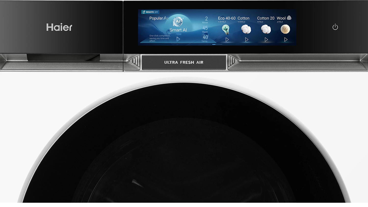 Ovládací panel pračky Haier