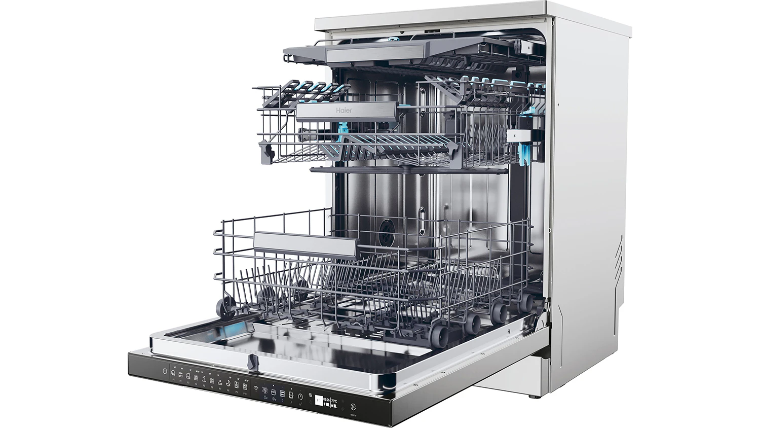 Vnitřní prostor myčky nádobí Haier XF 4A4M4PX