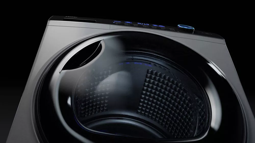 Pohled na buben pračky se sušičkou HAIER HWD80 B14979-S_03