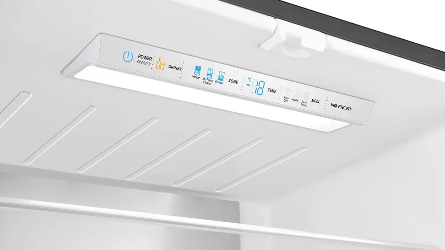 Elektronické ovládání lednice Hisense