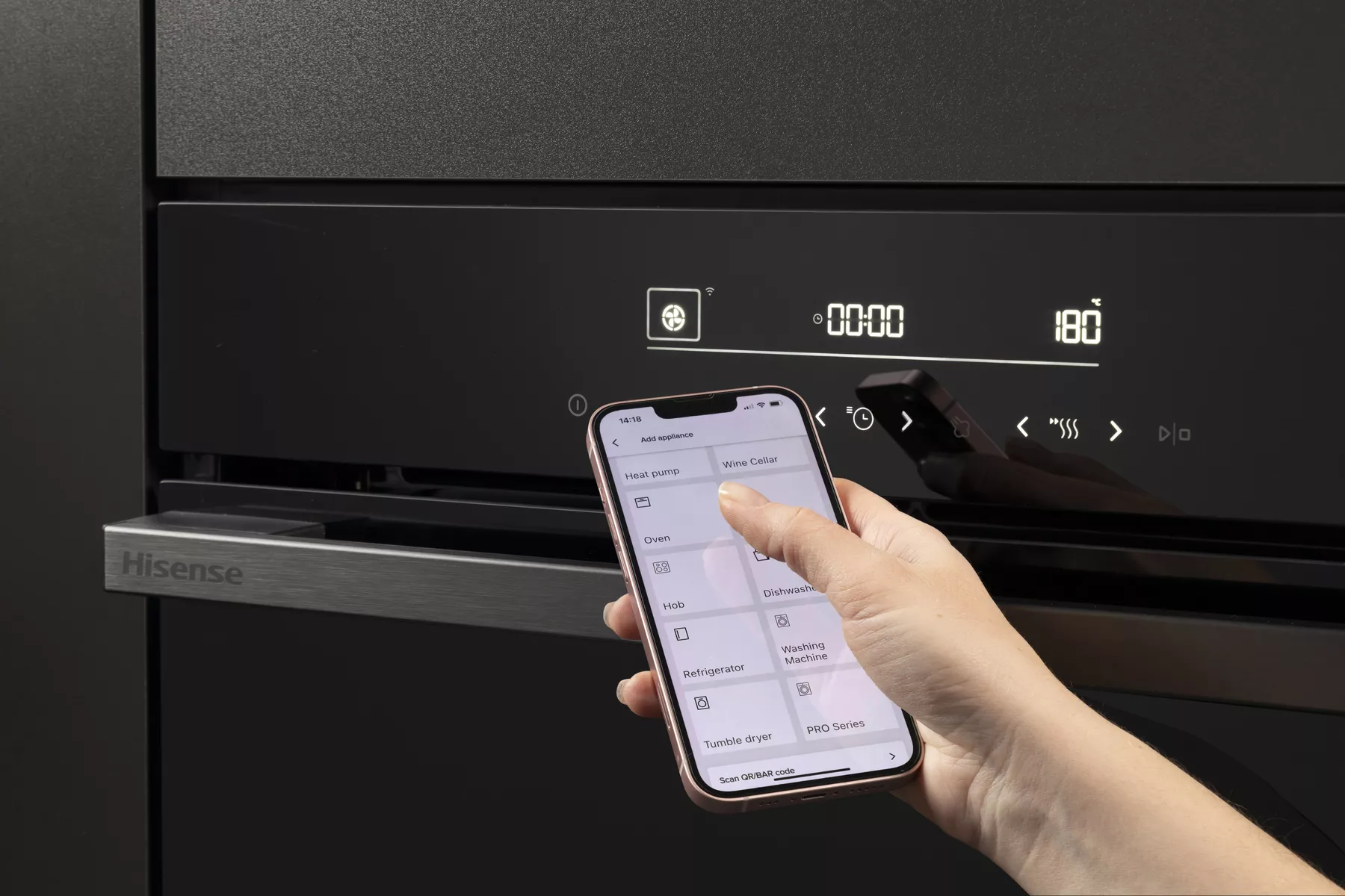 Aplikace ConnectLife ovládající vestavnou troubu Hisense BSA66346ADBGWIFI_04