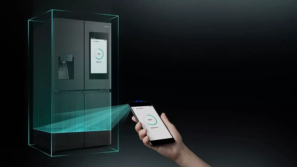 Ovládání americké chladničky mobilním telefonem Hisense RQ760N4IFE_05