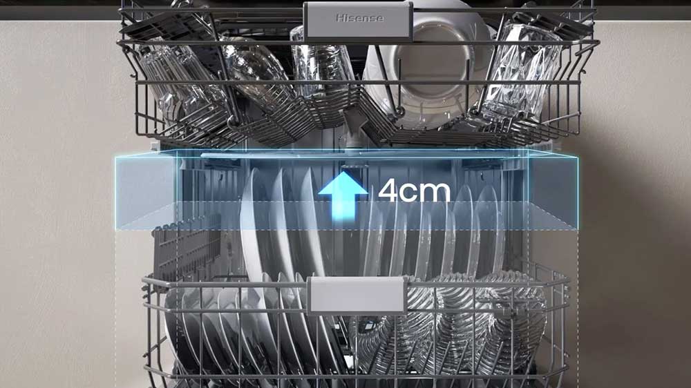 Flexibiln&iacute; upoř&aacute;d&aacute;n&iacute; uvnitř myčky Hisense HV673A65_03