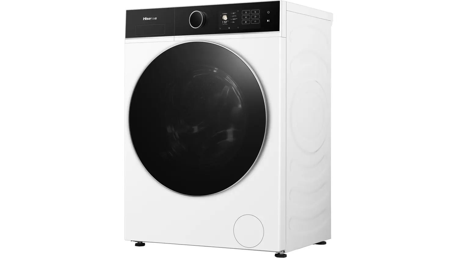 Pračka se sušičkou Hisense WD5I1045BWQ bílá/černá