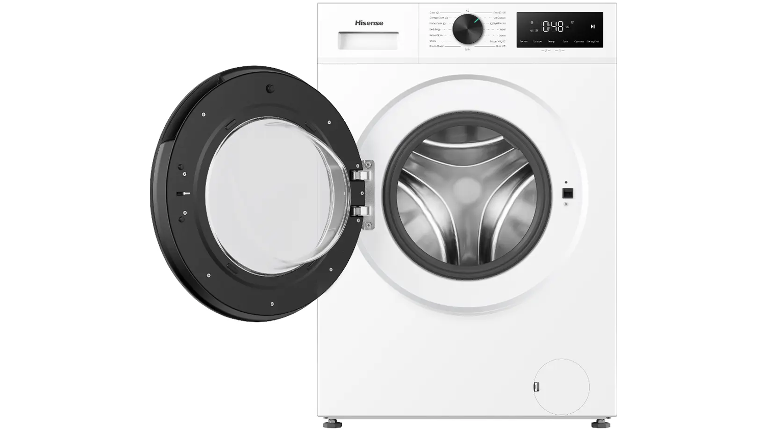 Pračka Hisense WF1I6022BWU2, otevřená