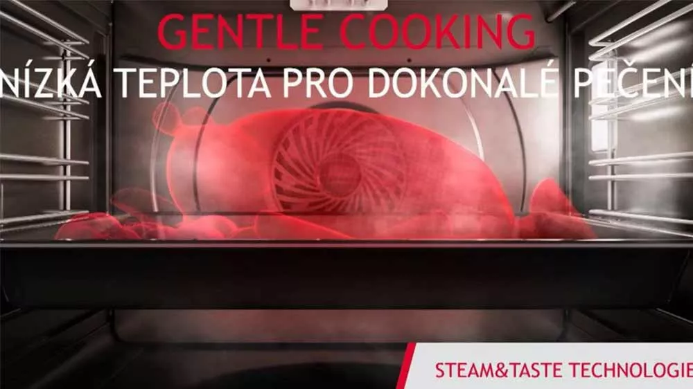 Vestavná trouba Hoover H-OVEN 500 PLUS HOC5S7478WFS a funkce Gentle cooking_03