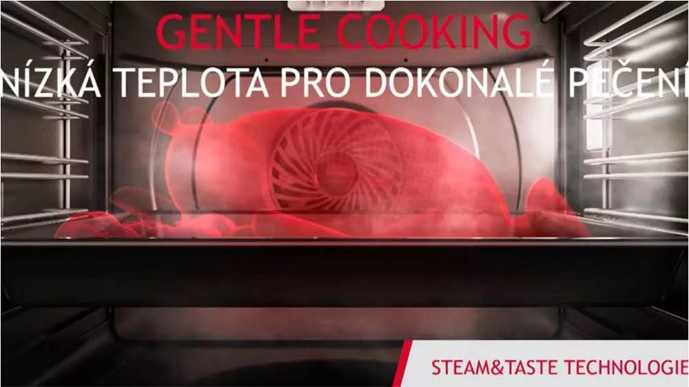 Vestavná trouba Hoover H-OVEN 500 PLUS HOC5S747INWFS a funkce Gentle cooking_03
