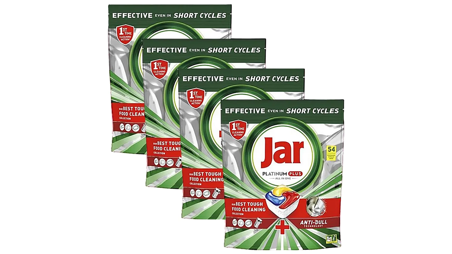 Tablety do myčky JAR Platinum Plus 4× 54 ks
