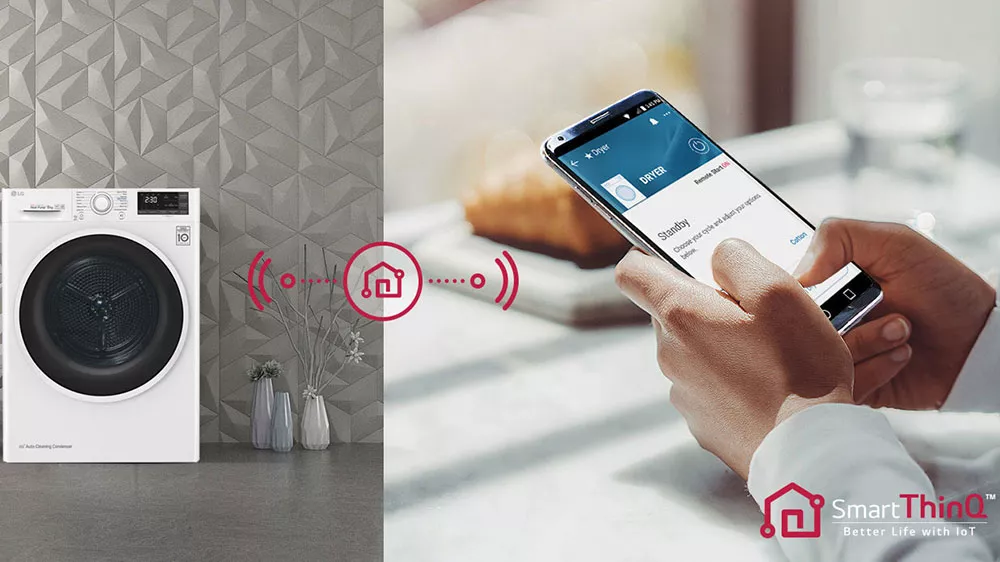 Aplikace na ovládání kondenzační sušičky LG RC91V9AV2QR_07