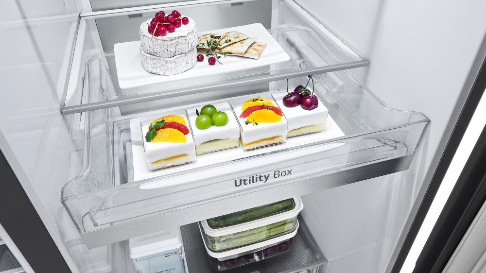 Americká lednice LG GSLE91MBAC
