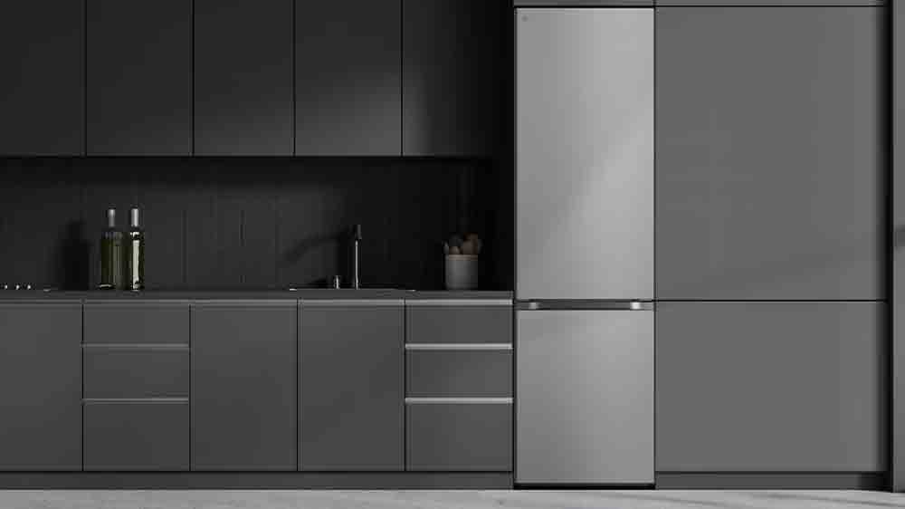 Kombinovan&aacute; chladnička LG GBV5250CPY in&scaron;talovan&aacute; v kuchyni _04