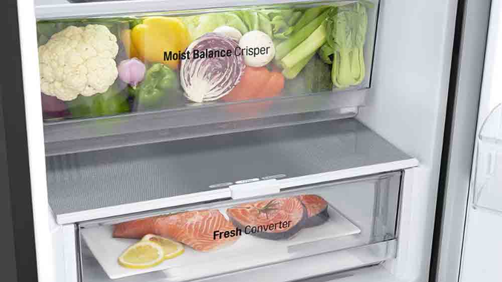 Zásuvka Moist Balance Crisper v kombinovanej chladničke LG GBV3200CEP_02