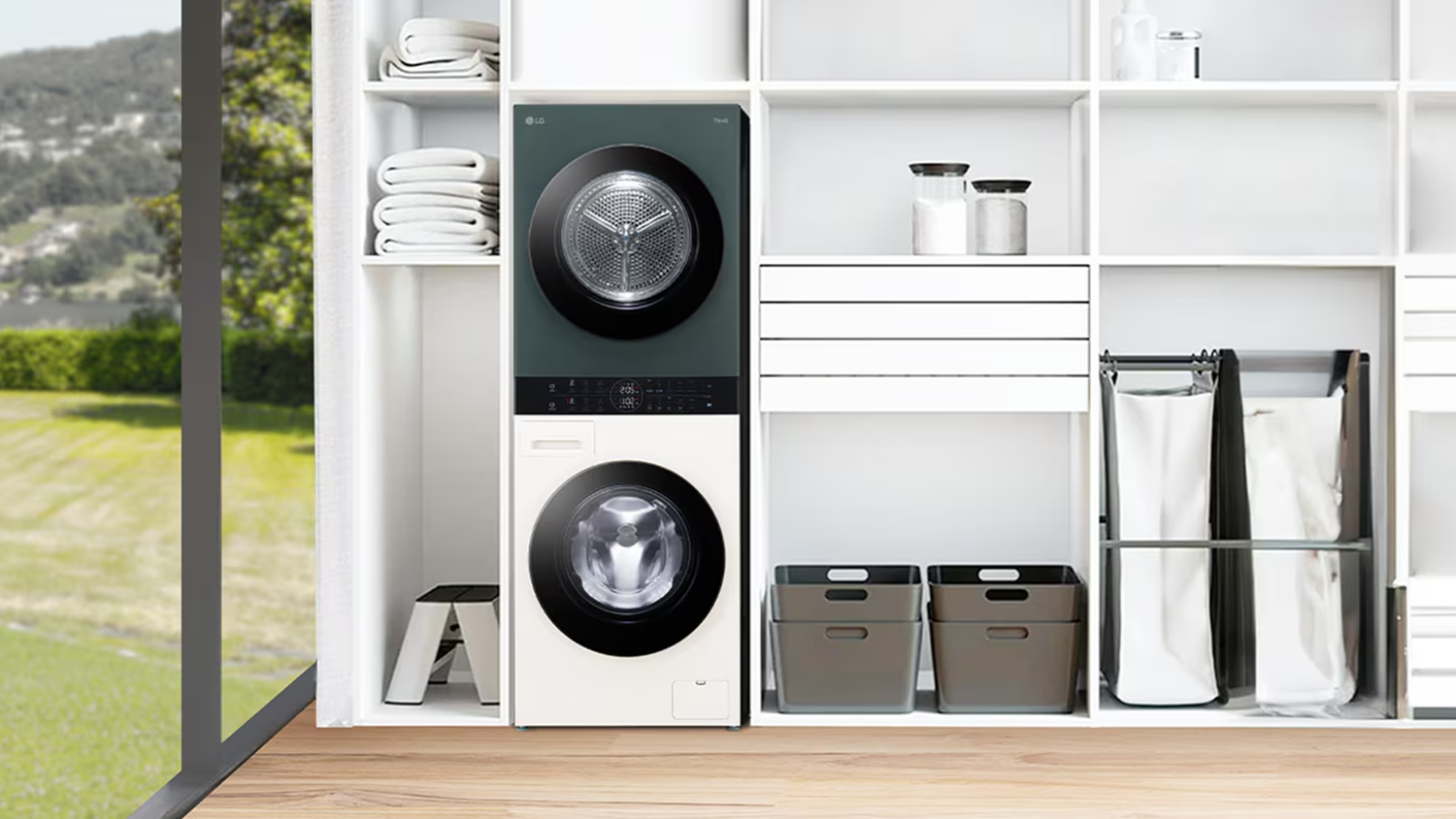 Pracia veža LG WT1210EGF umiestnen&aacute; v interi&eacute;ri