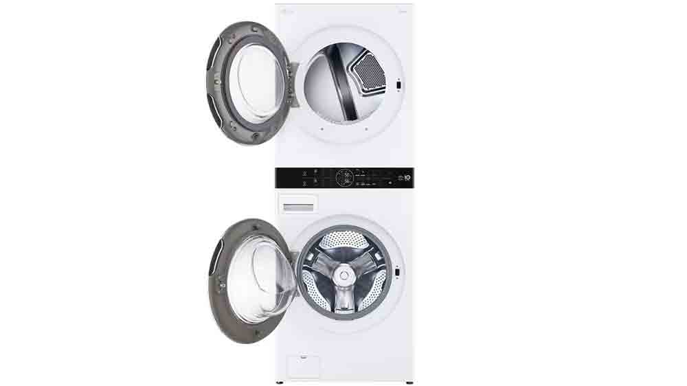 Prací věž LG WT1716WWF s otevřenými dvířky_03