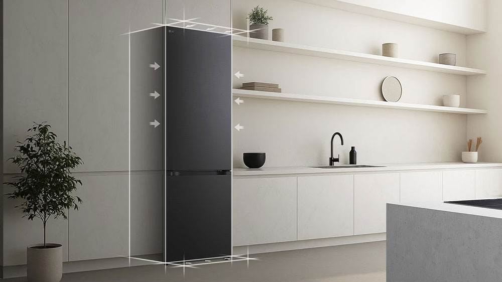 Chladnička LG v kuchyni