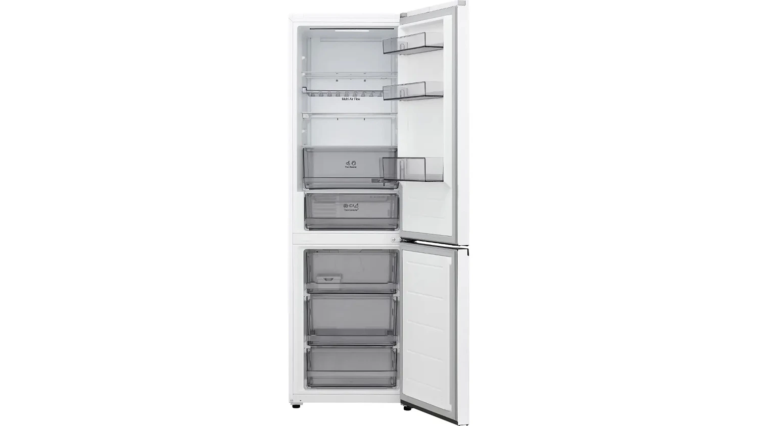 Vnútorný priestor chladničky LG GBBS312CSW